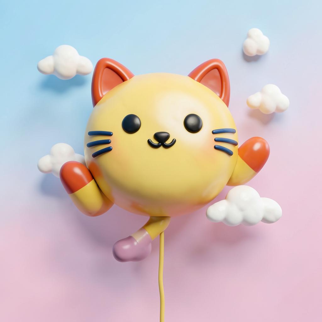 Balloon cat